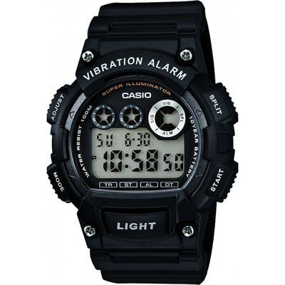 Men's Casio Classic Vibration Alarm Chronograph Watch W-735H-1AVEF