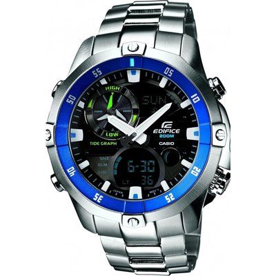 Men's Casio Edifice Alarm Chronograph Watch EMA-100D-1A2VEF