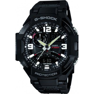Mens Casio G-Shock Premium Sky Cockpit Alarm Chronograph Watch GA-1000FC-1AER