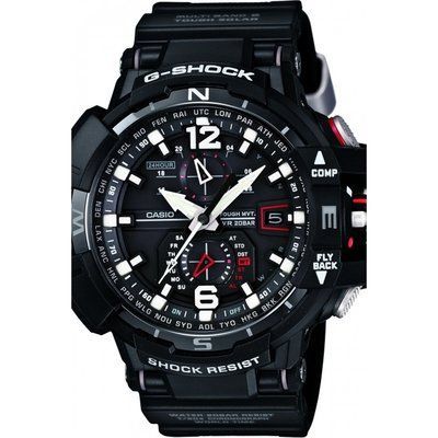 Men's Casio G-Shock Premium Gravity Defier Alarm Chronograph Radio Controlled Watch GW-A1100-1AER