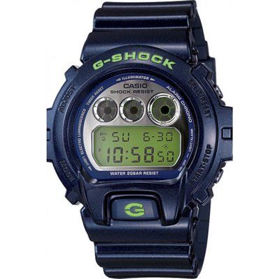 Mens Casio G-Shock Alarm Chronograph Watch DW-6900SB-2ER