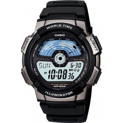 Mens Casio Sports Alarm Chronograph Watch AE-1100W-1AVEF