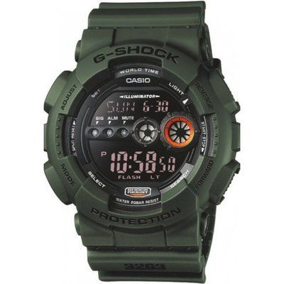 Mens Casio G-Shock Alarm Chronograph Watch GD-100MS-3ER