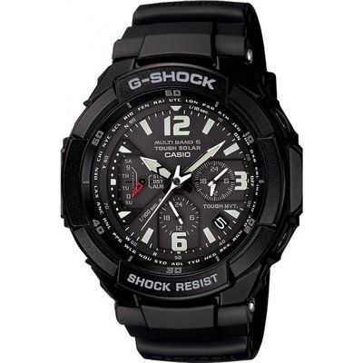 Men's Casio G-Shock Premium Gravity Defier Alarm Chronograph Radio Controlled Watch GW-3000BB-1ADR