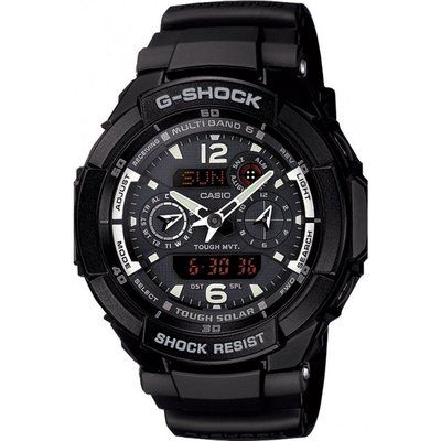 Mens Casio G-Shock Premium Gravity Defier Alarm Chronograph Radio Controlled Watch GW-3500BB-1ADR