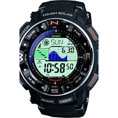 Mens Casio Pro Trek Alarm Chronograph Watch PRW-2500-1ER