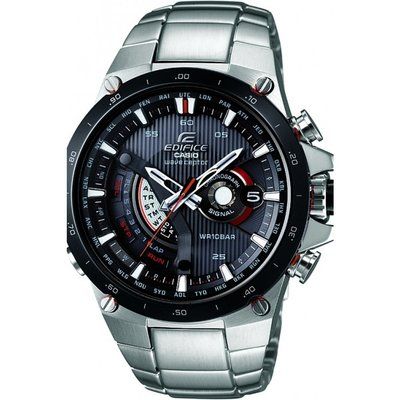 Mens Casio Premium Edifice Alarm Chronograph Radio Controlled Watch EQW-A1000DB-1AER