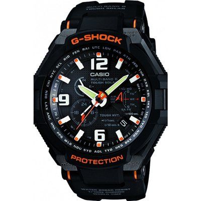 Men's Casio G-Shock Premium Gravity Defier Alarm Chronograph Radio Controlled Watch GW-4000-1AER