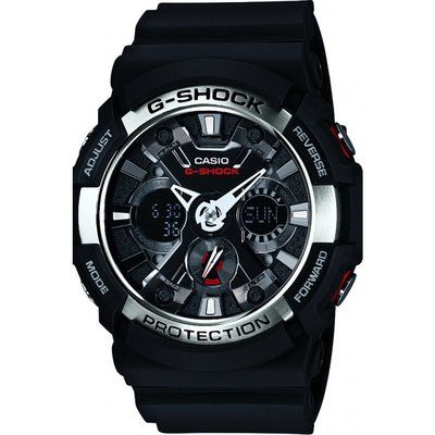 Mens Casio G-Shock Alarm Chronograph Watch GA-200-1AER
