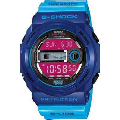 Mens Casio G-Shock G-Lide Alarm Chronograph Watch GLX-150-2ER
