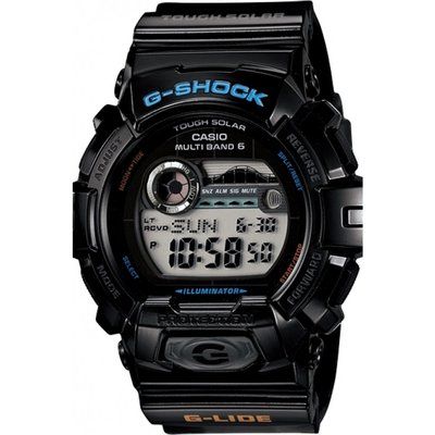 Mens Casio G-Shock G-Lide Alarm Chronograph Radio Controlled Watch GWX-8900-1ER