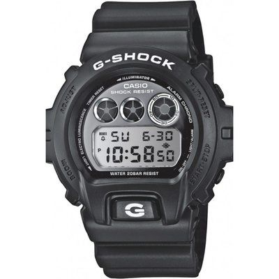 Men's Casio G-Shock Alarm Chronograph Watch DW-6900BW-1ER