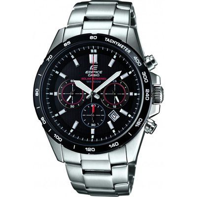 Men's Casio Edifice Chronograph Solar Powered Watch EFR-518SB-1AVEF