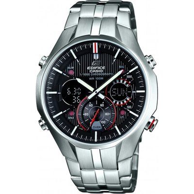 Men's Casio Edifice Alarm Chronograph Watch EFA-135D-1A4VEF