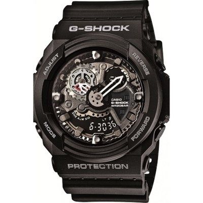 Mens Casio G-Shock Alarm Chronograph Watch GA-300-1AER