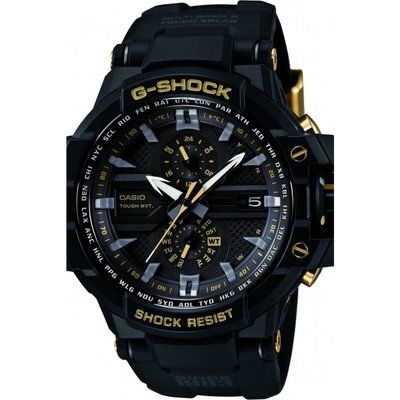 Mens Casio Premium G-Shock Gravity Defier 30th Anniv Alarm Chronograph Radio Controlled Watch GW-A1030A-1AER