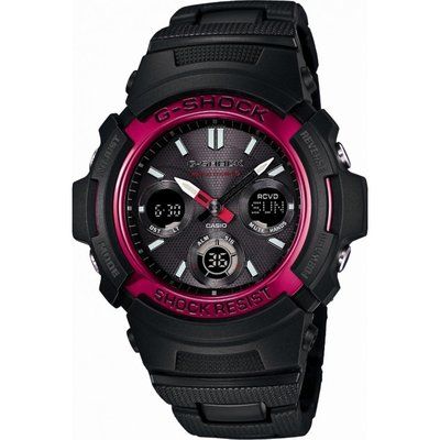 Men's Casio G-Shock Alarm Chronograph Radio Controlled Watch AWG-M100BC-4AER