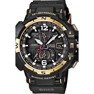 Men's Casio G-Shock Premium Gravity Defier 30th Anniversary Edition Alarm Chronograph Radio Controlled Watch GW-A1130-1AER