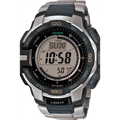 Mens Casio Pro Trek Alarm Chronograph Solar Powered Watch PRG-270D-7ER
