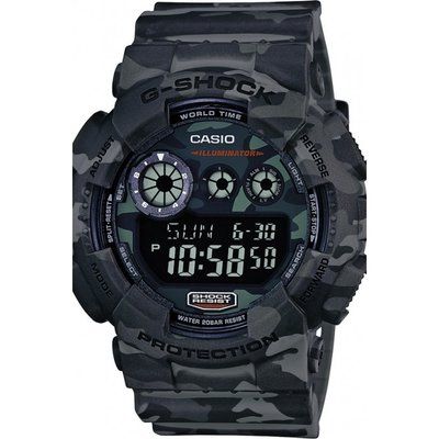 Mens Casio G-Shock Alarm Chronograph Watch GD-120CM-8ER