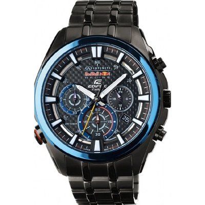 Men's Casio Edifice Red Bull Chronograph Watch EFR-537RBK-1AER