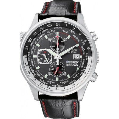 Mens Citizen Red Arrows World Time Chronograph Watch CA0080-03E