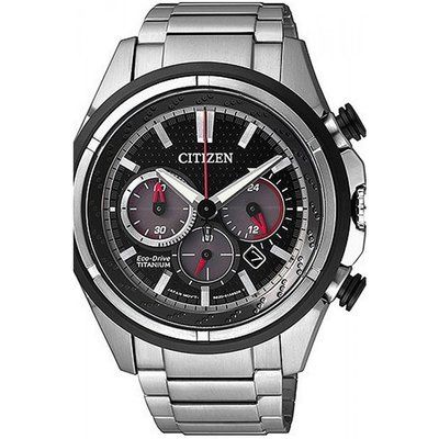 Citizen Gents Eco-Drive Titanium WR100 Titanium Chronograph Watch