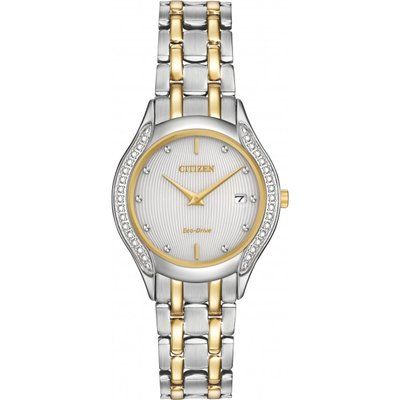 Ladies Citizen Silhouette Diamond Watch GA1064-56A