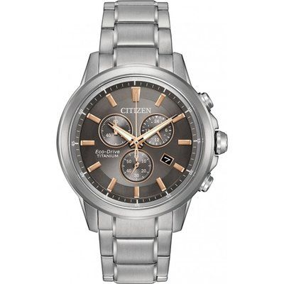 Mens Citizen Sport Ti Chronograph Watch AT2340-56H