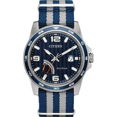Mens Citizen Power Reserve Eco-Drive Watch AW7038-04L