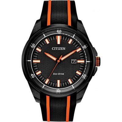 Citizen Gents Eco-Drive Strap WR100 Watch AW1608-01E