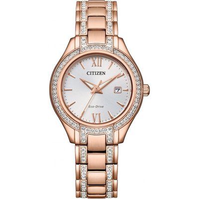 Ladies Citizen Silhouette Crystal Watch FE1233-52A