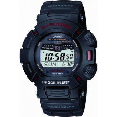 Men's Casio G-Shock Wave Ceptor Mudman Alarm Chronograph Watch GW-9010-1ER