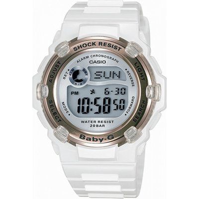 Ladies Casio Baby-G Alarm Chronograph Watch BG-3000-7AER