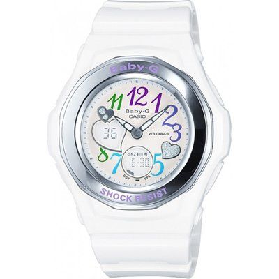Ladies Casio Baby-G Alarm Chronograph Watch BGA-101-7BER