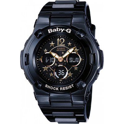 Ladies Casio Baby-G Alarm Chronograph Watch BGA-113B-1BDR