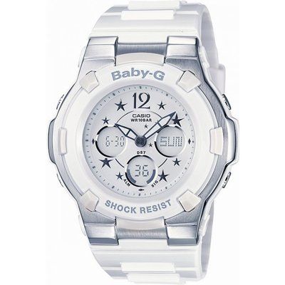 Ladies Casio Baby-G Alarm Chronograph Watch BGA-113-7BDR