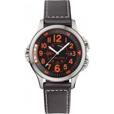 Mens Hamilton Khaki Air Race GMT Automatic Watch H77695733