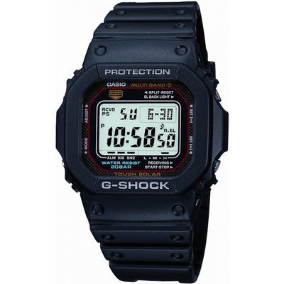 Mens Casio G-Shock Wave Ceptor Alarm Chronograph Watch GW-M5600-1ER