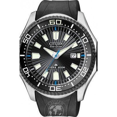 Mens Citizen Promaster Divers Eco-Drive Watch BN0085-01E
