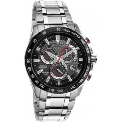 Men's Citizen Red Arrows AT Limited Edition Alarm Chronograph Radio Controlled Eco-Drive Watch AT4008-51F