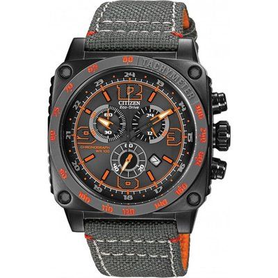 Mens Citizen Drive Chronograph Eco-Drive Watch AT2288-03H
