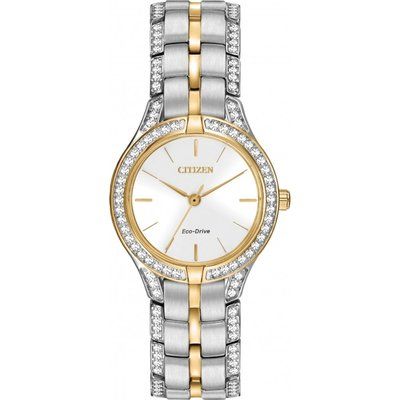 Ladies Citizen Silhouette Crystal Watch FE2064-52A