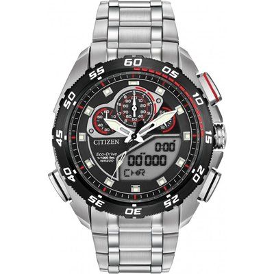 Mens Citizen Promaster Supersport Alarm Chronograph Eco-Drive Watch JW0111-55E