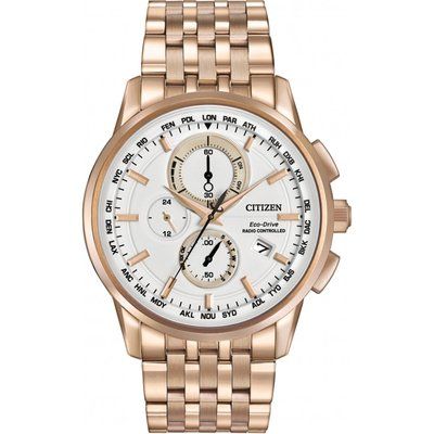 Mens Citizen World Chronograph A-T Chronograph Eco-Drive Watch AT8113-55A