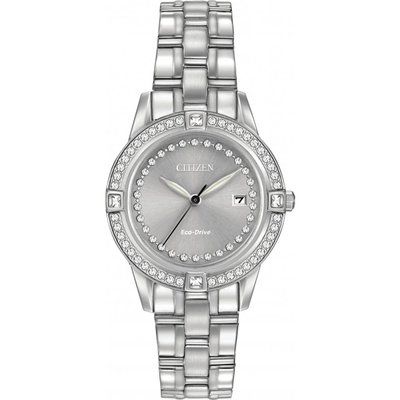 Ladies Citizen Silhouette Crystal Eco-Drive Watch FE1150-58H