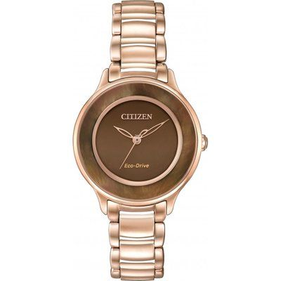 Ladies Citizen Circle Of Time Eco-Drive Watch EM0382-86X