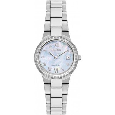 Ladies Citizen Silhouette Crystal Watch EW1990-58D