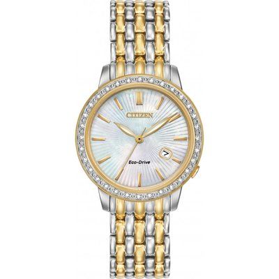 Ladies Citizen Silhouette Diamond Watch EW2284-57D