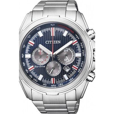 Mens Citizen Sports Chronograph Eco-Drive Watch CA4220-55L